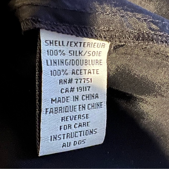 Betsey Johnson Vintage Y2K Black Beaded Flare Silk Flowy 90’s Dress - Picture 6 of 7